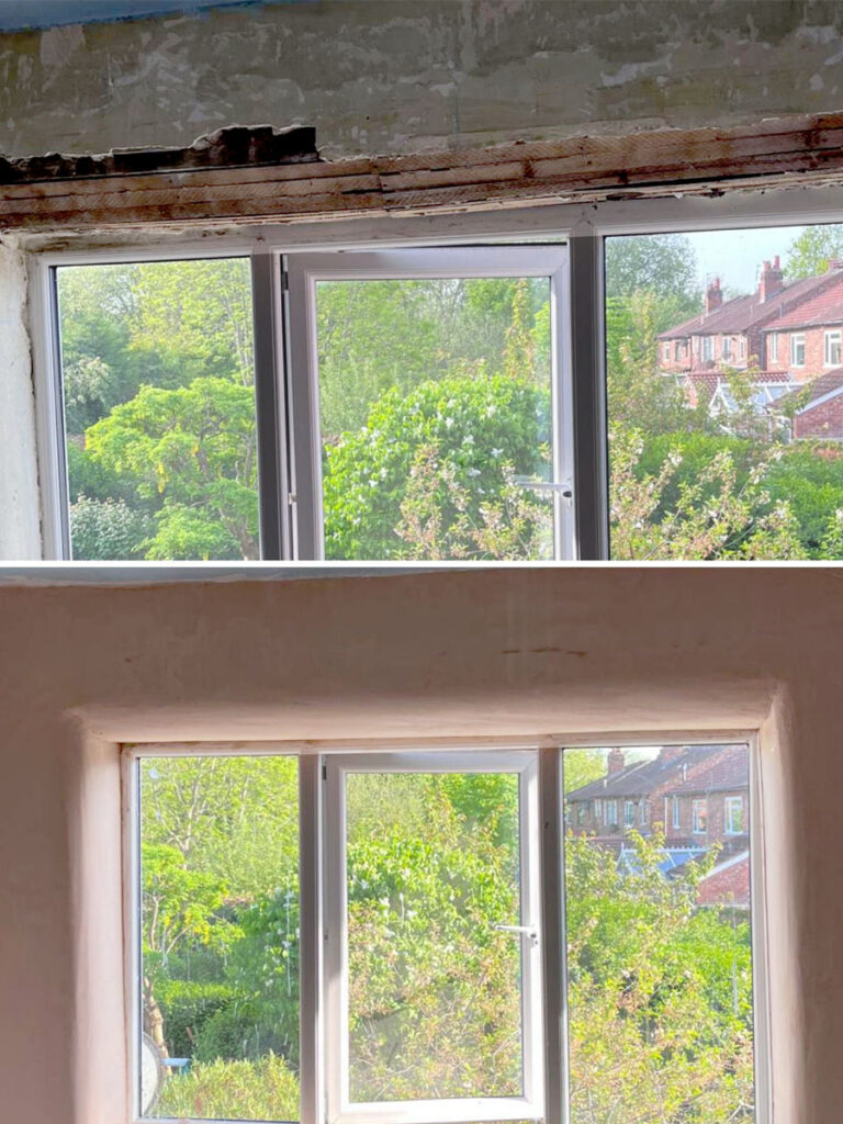 chorlton water damaged ceiling