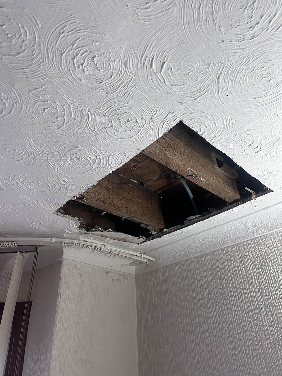 northenden hole in ceiling repairs