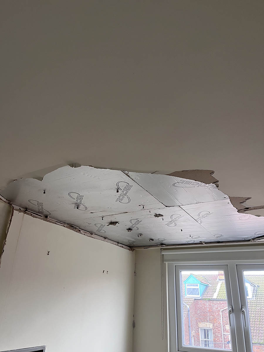 northenden water damaged ceiling repairs